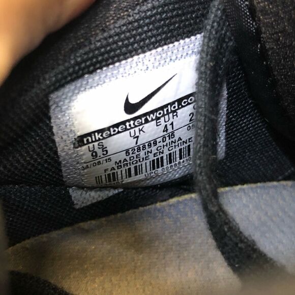 Nike Dunk Sky Hi Gray Black Metallic Hidden Wedge 528899-015 Sz 9.5 US RARE - Picture 8 of 9